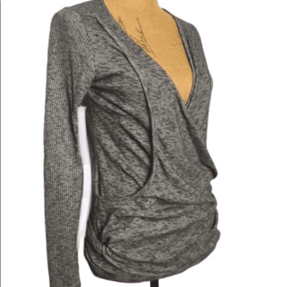 Crystal Candy Open Wrap/draped Style Casual Career Office Cardigan M